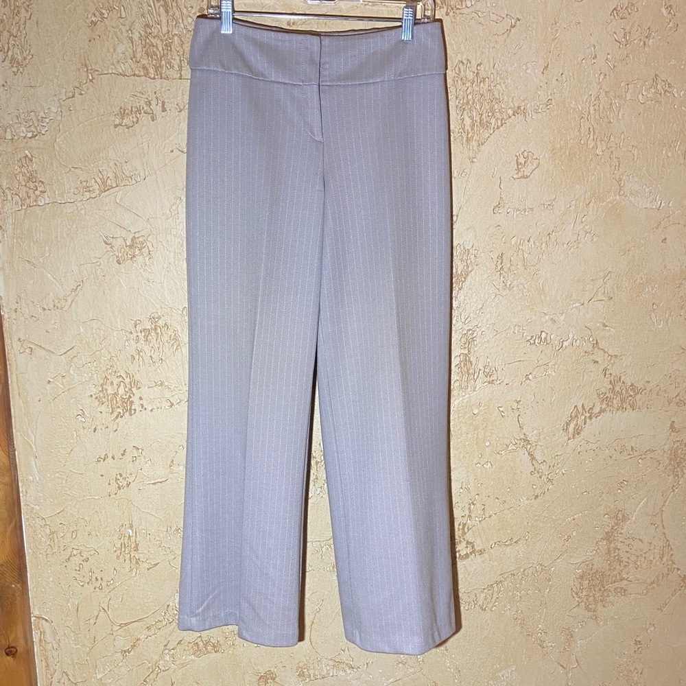 New York & Company Light Beige Wide Leg Pants